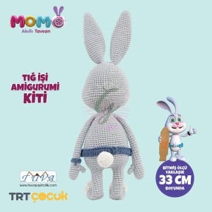 Akıllı Tavşan Momo Amigurumi Kiti-Lisanslı