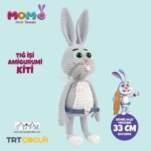 Akıllı Tavşan Momo Amigurumi Kiti-Lisanslı