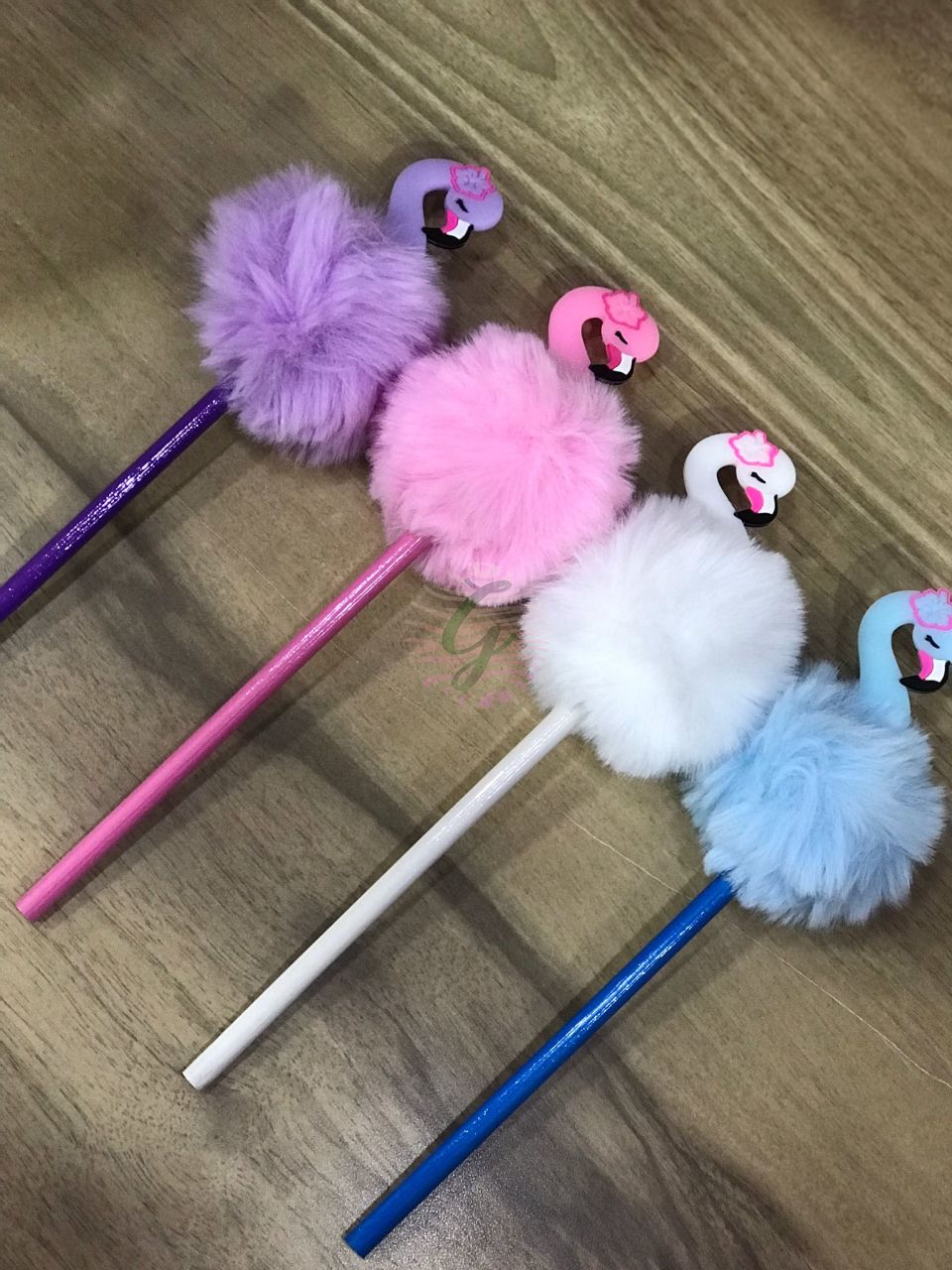 Ponponlu Flamingo Kurşun Kalem