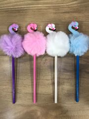 Ponponlu Flamingo Kurşun Kalem