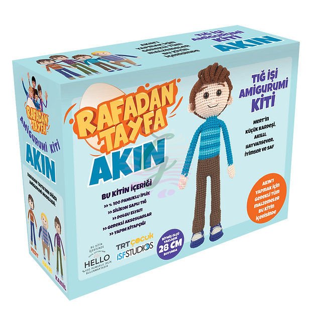 Rafadan Tayfa Akın Amigurumi Kiti-Lisanslı