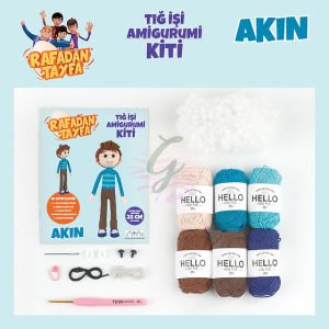 Rafadan Tayfa Akın Amigurumi Kiti-Lisanslı