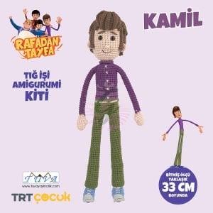 Rafadan Tayfa Kamil Amigurumi Kiti-Lisanslı