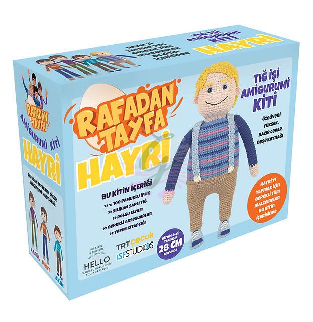 Rafadan Tayfa Hayri Amigurumi Kiti-Lisanslı