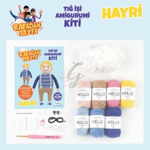 Rafadan Tayfa Hayri Amigurumi Kiti-Lisanslı