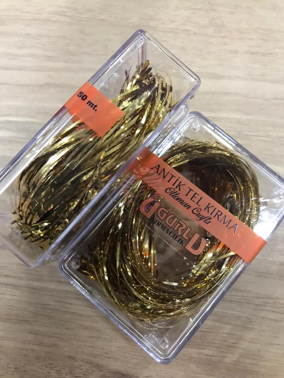 Uğurlu No:1300(Koyu Sarı) Eskitme Tel