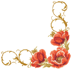 Köşe Modelli Gelincik Şablon-20060401