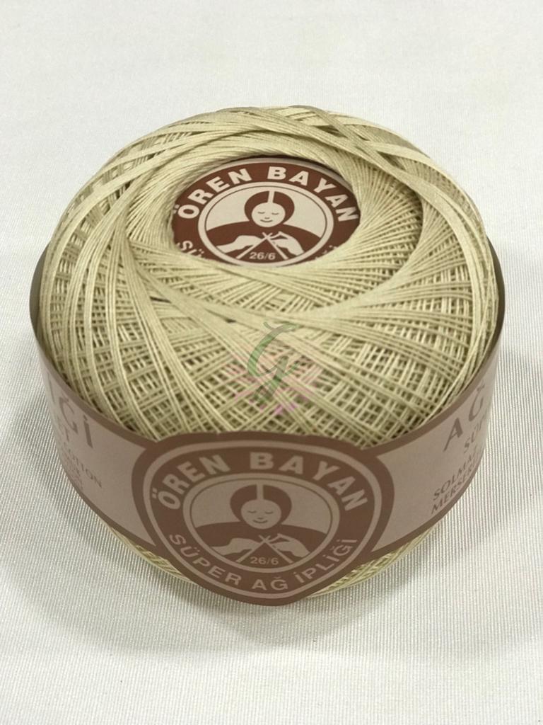 Ören Bayan 26/6 Ağ İpliği Krem