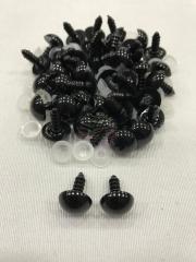 12 mm Siyah Kilitli Göz(Çift Olarak)