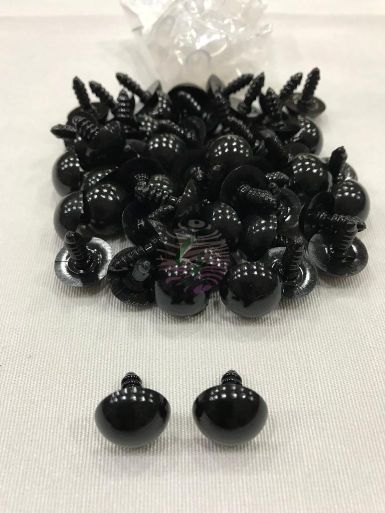 14 mm Siyah Kilitli Göz(Çift Olarak)