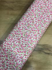 Çiçekli 3 Poplin Kumaşlar Pembe