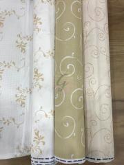 DMC Desenli 14 Ct Etamin Kumaşı 1 No(Beyaz Üstü Çiçek Deseni)