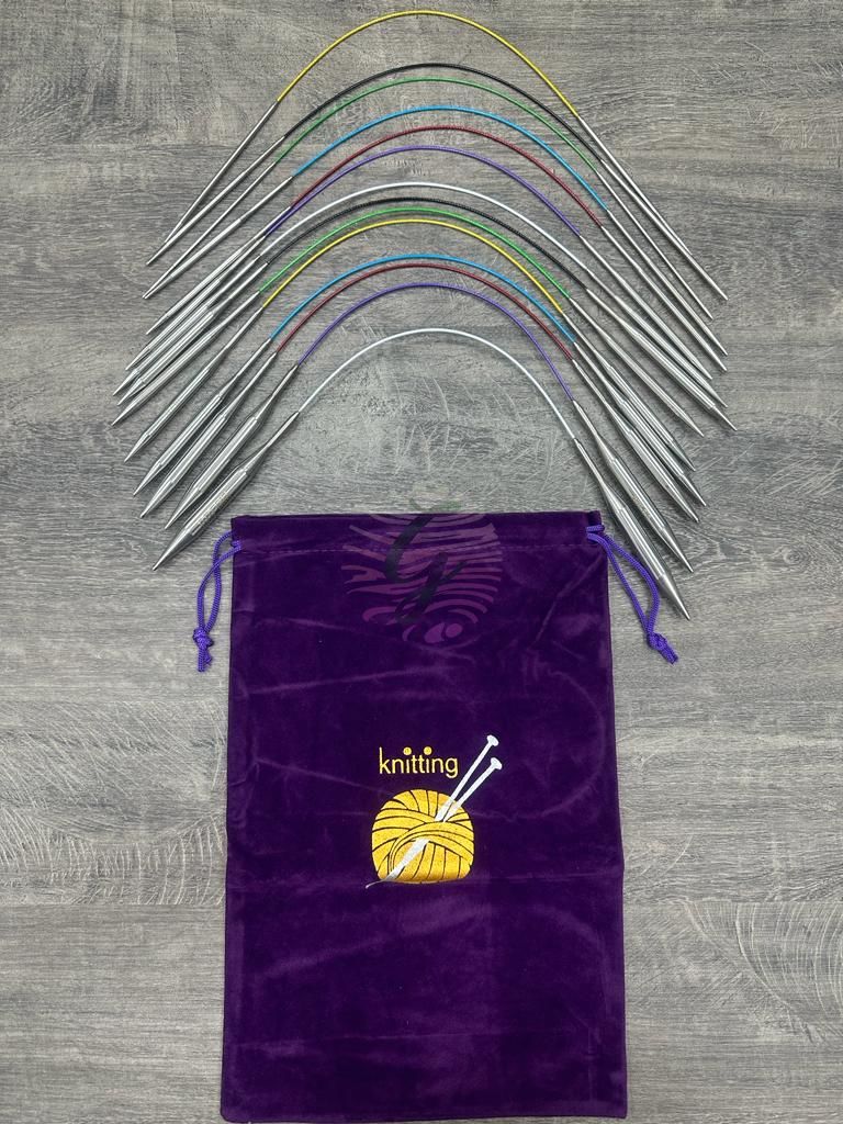 Renkli Misinalı Şiş Seti(Mor Çantalı)