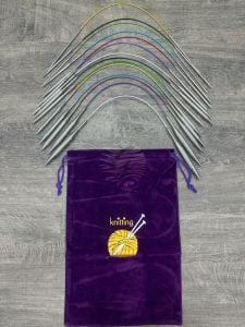 Renkli Misinalı Şiş Seti(Mor Çantalı)