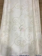 DMC Desenli 14 Ct Etamin Kumaşı 3 No(Beyaz Üstü Geometrik Desen)