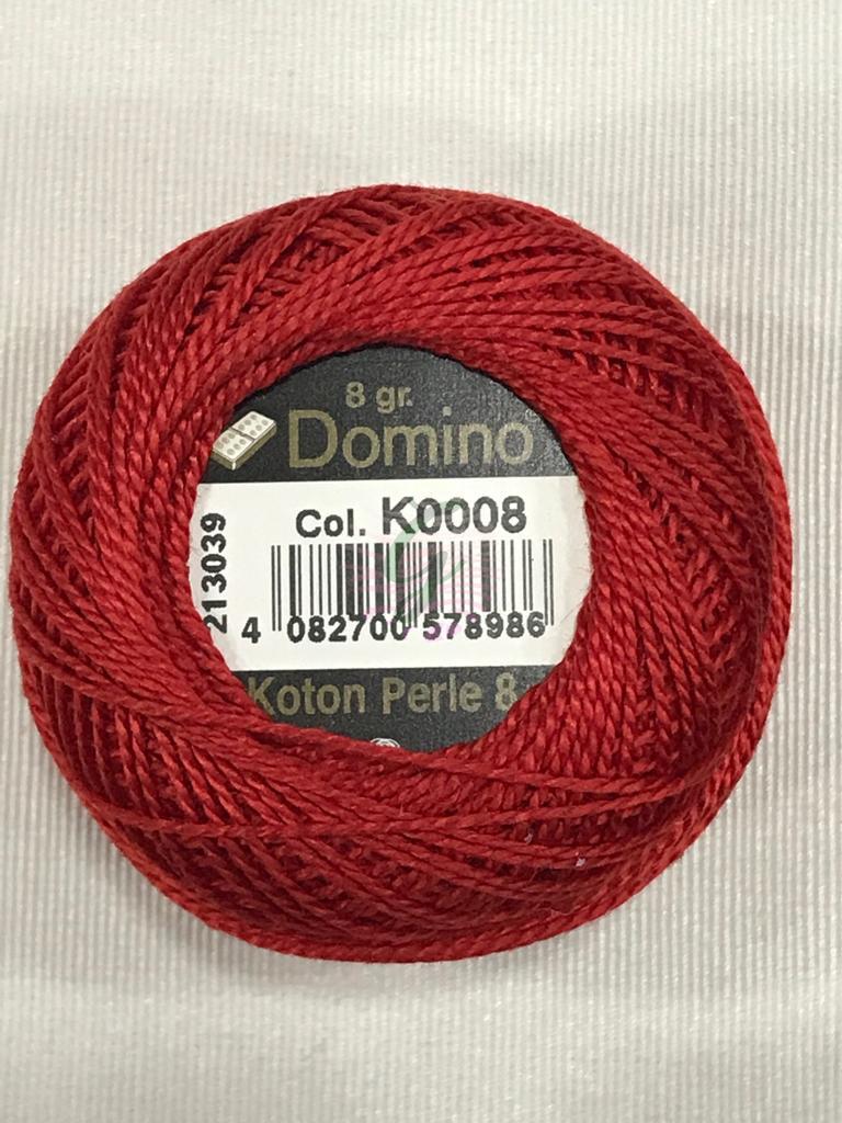 Domino 8 no Sarı-Turuncu-Kırmızı Tonları K0008