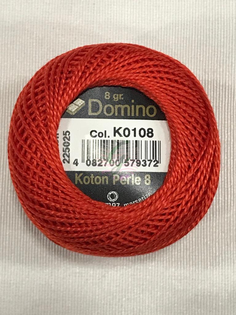 Domino 8 no Sarı-Turuncu-Kırmızı Tonları K0108