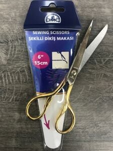 Dmc Şekilli Dikiş Makası U5610-Altın (15 cm)