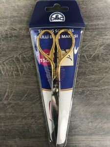 Dmc Şekilli Dikiş Makası U5610-Altın (15 cm)