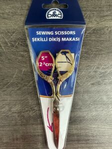 Dmc Şekilli Dikiş Makası U5611-Altın(12.5 cm)