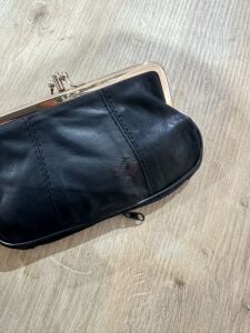 %100 Deri Küçük Boy Cüzdan Siyah