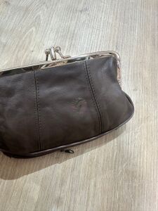 %100 Deri Küçük Boy Cüzdan Kahverengi