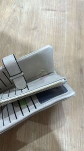 İthal Deri Cüzdan Krem