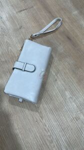 İthal Deri Cüzdan Krem