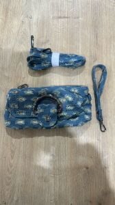 %100 Yıkanmış Deri Cüzdan-Çanta Açık Kot