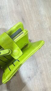 İthal Deri Küçük Boy Cüzdan Neon