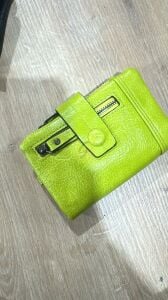 İthal Deri Küçük Boy Cüzdan Neon