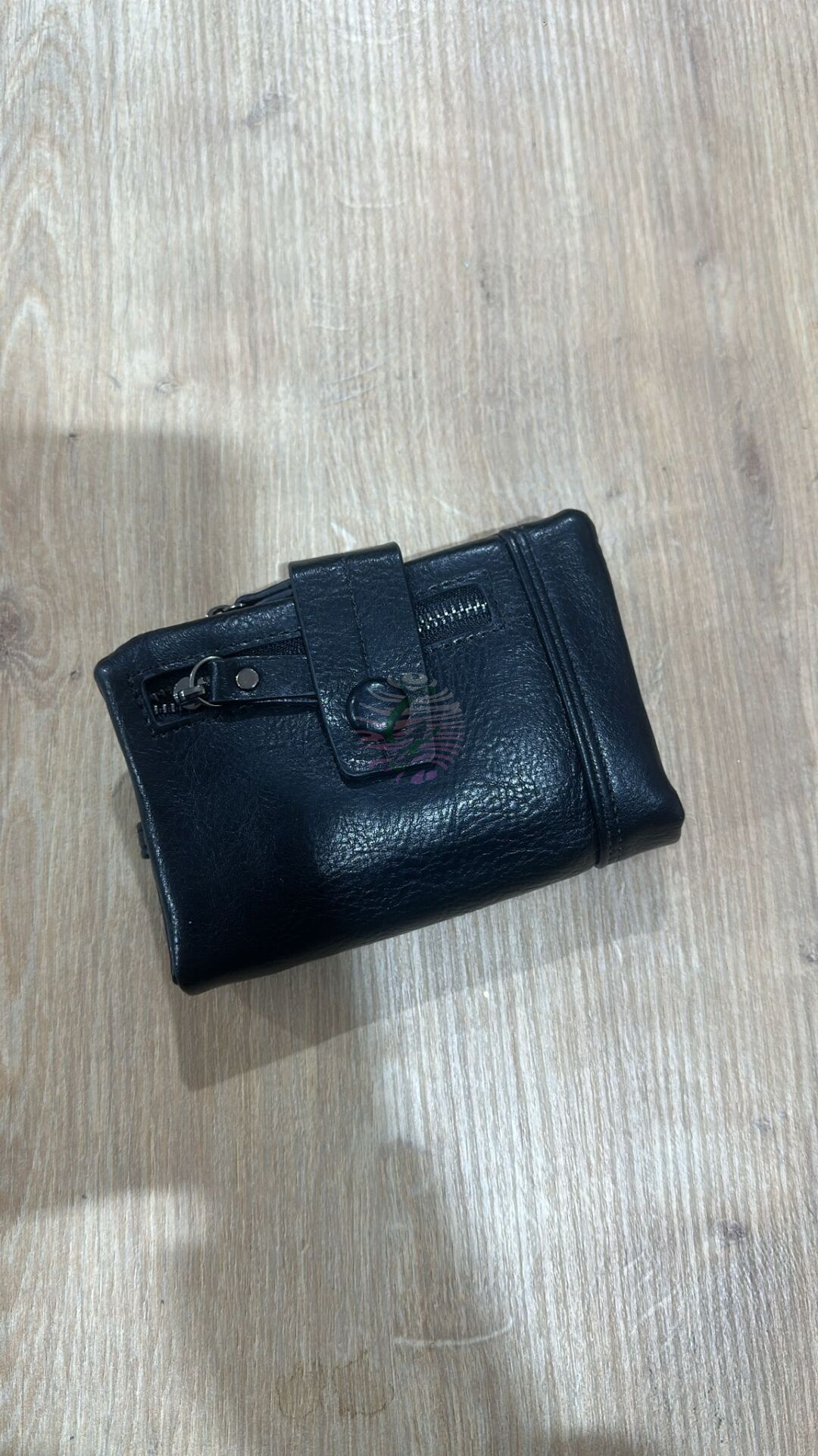 İthal Deri Küçük Boy Cüzdan Siyah