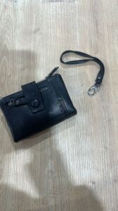 İthal Deri Küçük Boy Cüzdan Siyah