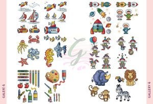Kanaviçe Motif Serisi 2:Bebek ve Çocuk