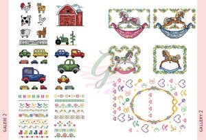 Kanaviçe Motif Serisi 2:Bebek ve Çocuk