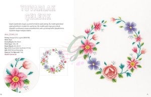 Kanaviçe Çiçeklerin Güzelliği