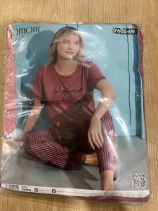 S-M Beden Bayan Pijama Takımı Milan 7605-69