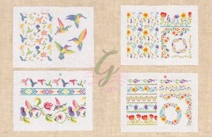 Kanaviçe Modern Motif ve Bordürler