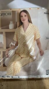 S-M Beden Bayan Pijama Takımı Milan 7515-12