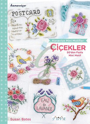 Kanaviçe Mini Motifler:Çiçekler