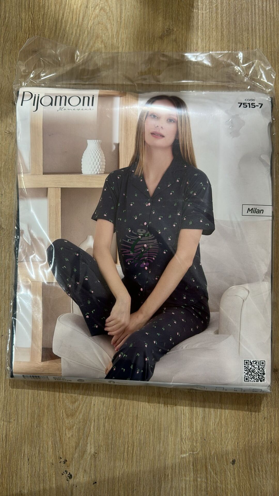 S-M Beden Bayan Pijama Takımı Milan 7515-7