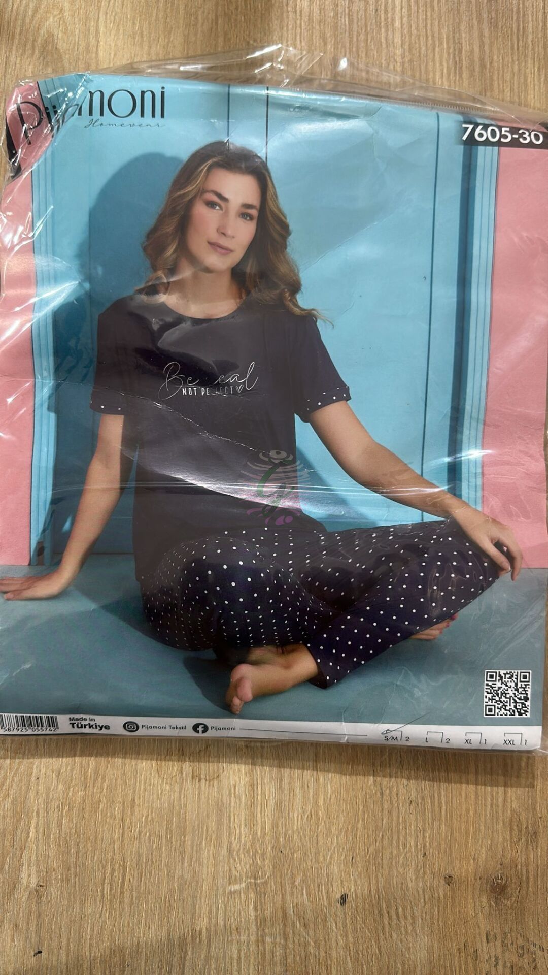 S-M Beden Bayan Pijama Takımı Milan 7605-30