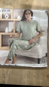 S-M Beden Bayan Pijama Takımı Milan 7605-14