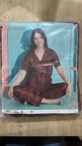 S-M Beden Bayan Pijama Takımı Milan 7515-21