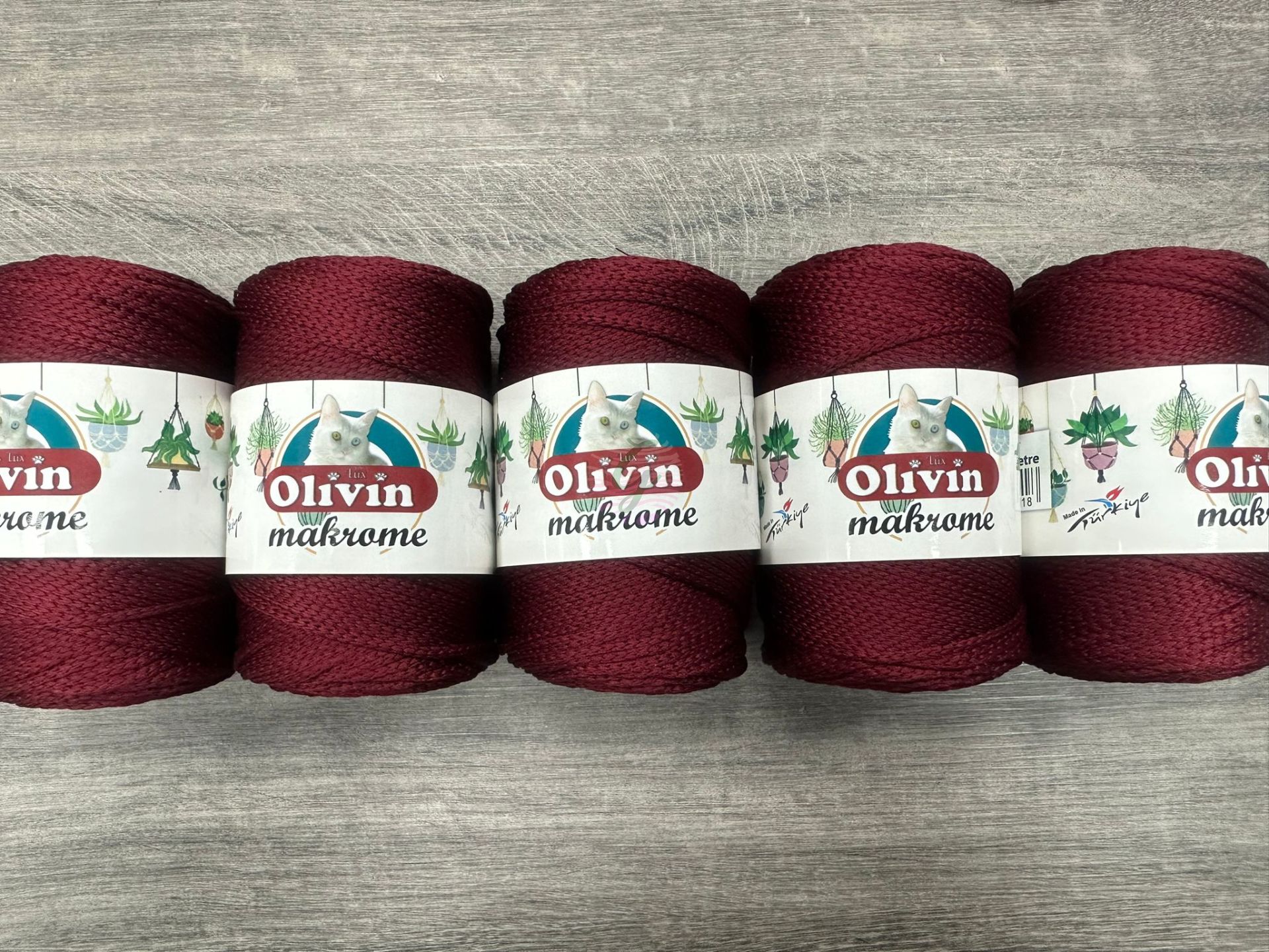 Olivin Polyester Makrome 314(5 Adet)
