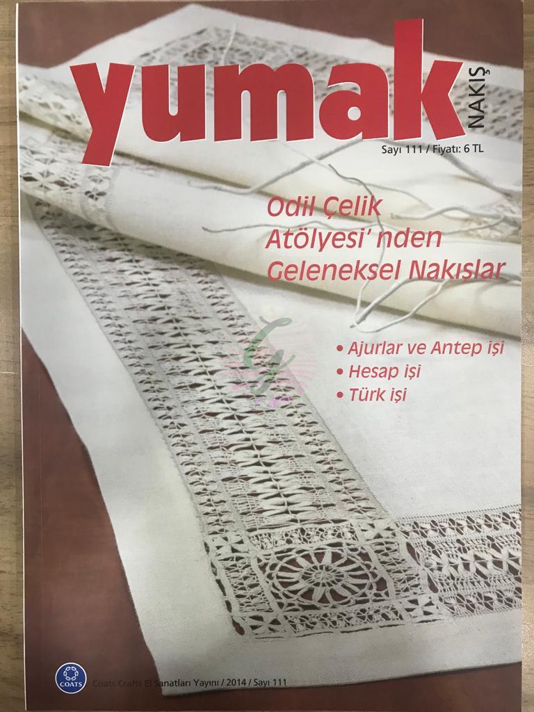 Yumak Nakış Dergisi Sayı 111-Hesap İşi-Antep İşi