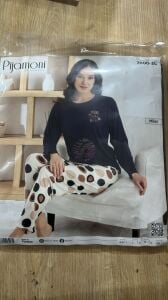 XL Beden Bayan Pijama Takımı Milan 7600-20
