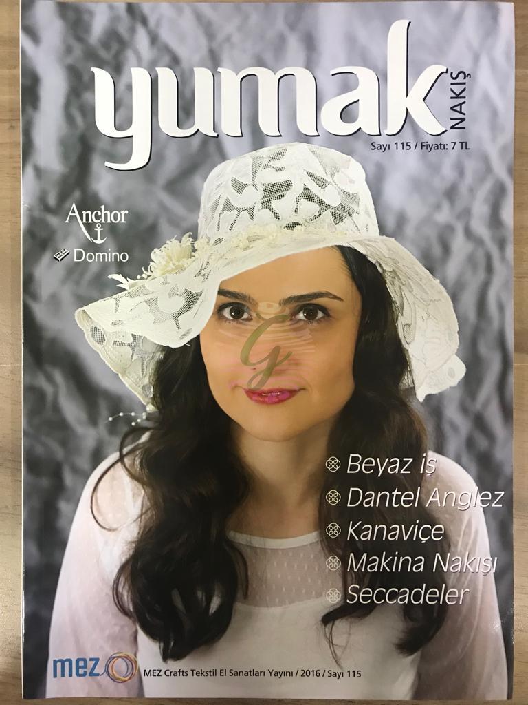 Yumak Nakış Dergisi Sayı 115-Nakış