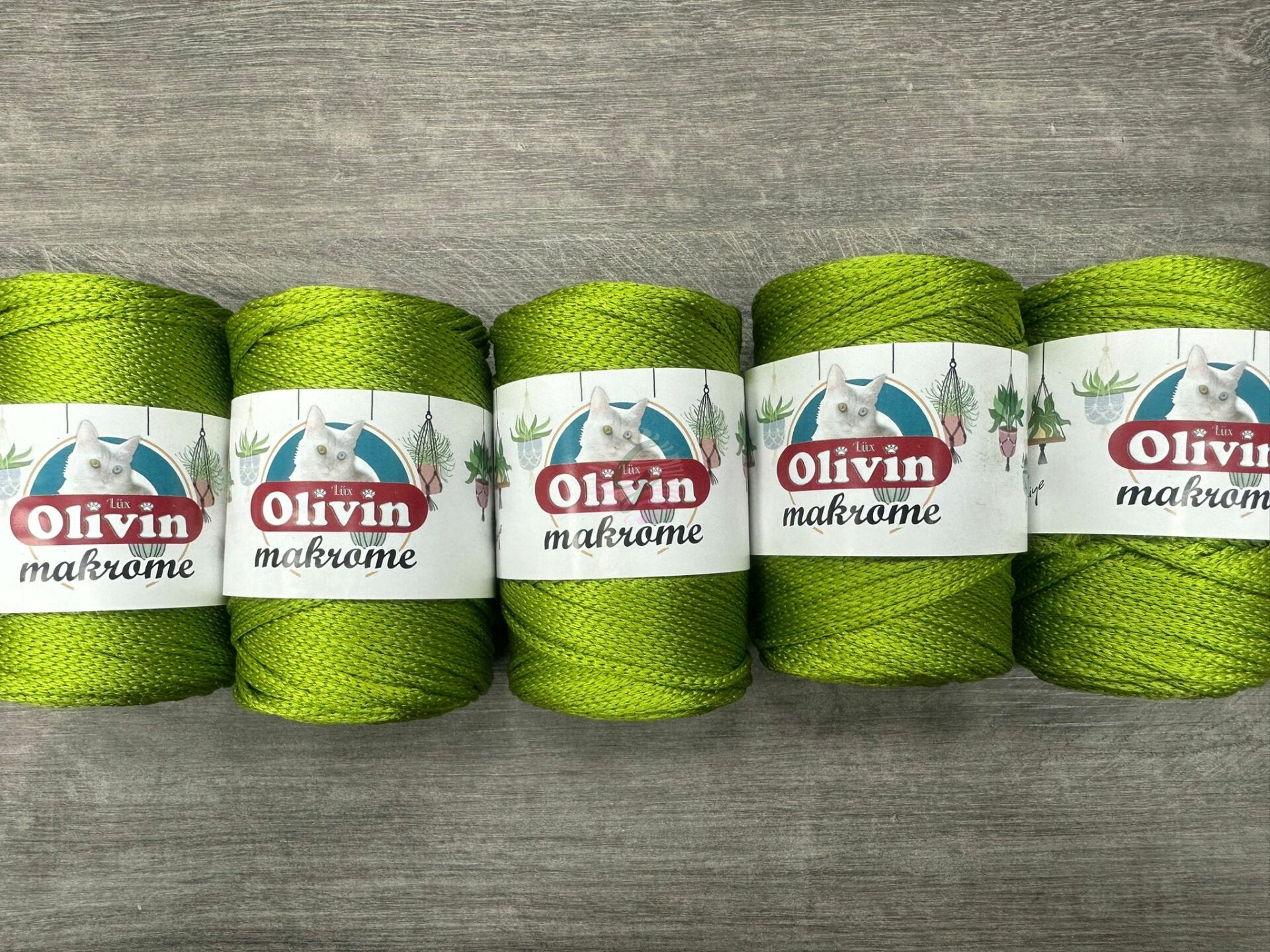 Olivin Polyester Makrome 323(5 Adet)