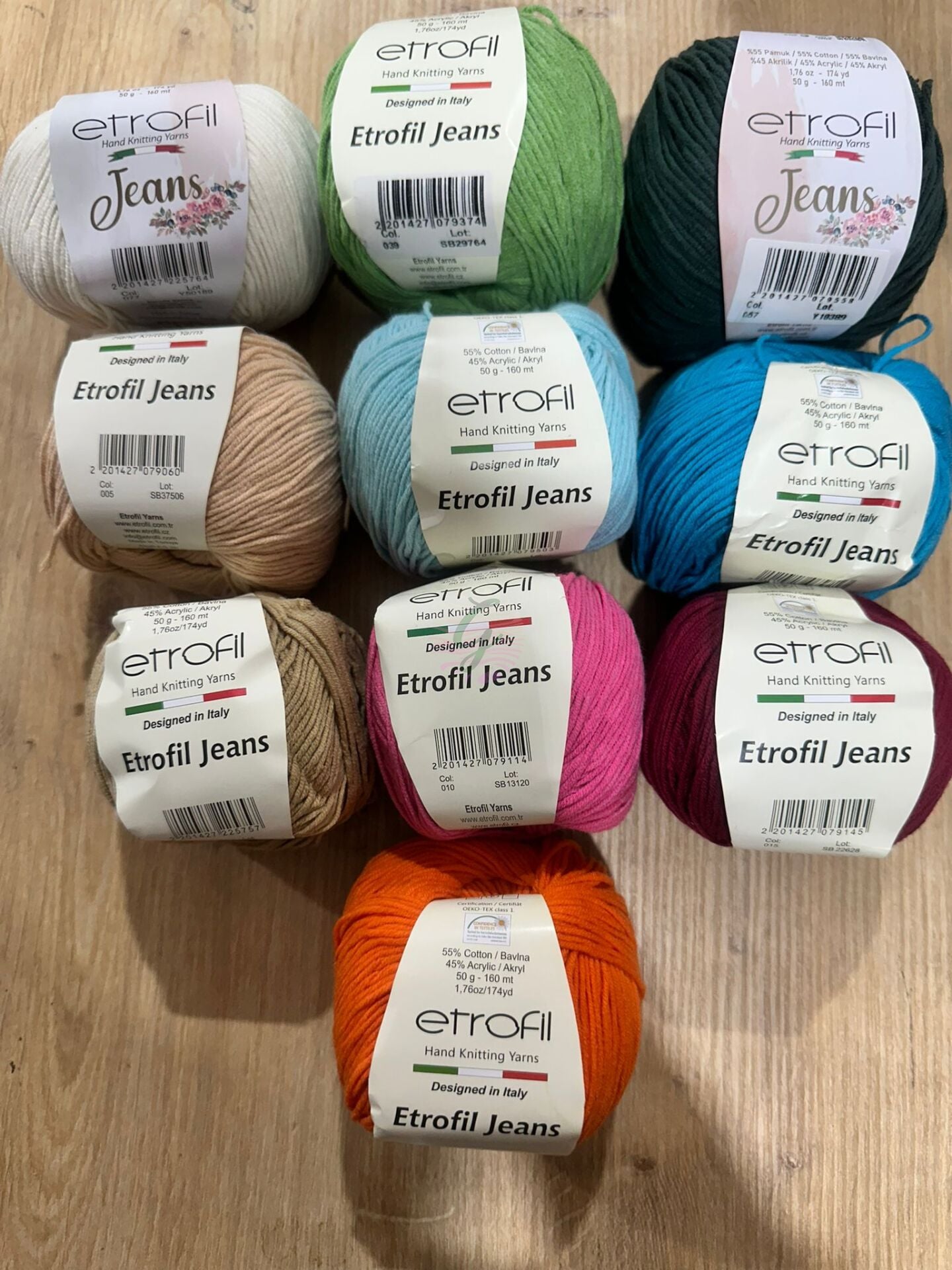 Etrofil Jeans 10 Renkli Karma Kit 1(10Adet)